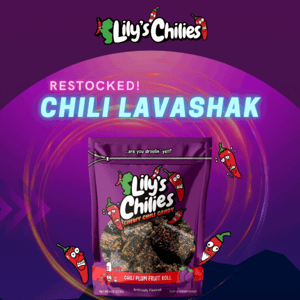 CHILI LAVASHAK RESTOCKED - GET YOURS BEFORE THEY'RE GONE AGAIN!