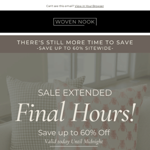 Final Call for 60% Off! 🕰️🌟
