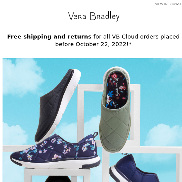 Go the extra mile in style with VB Cloud Footwear!