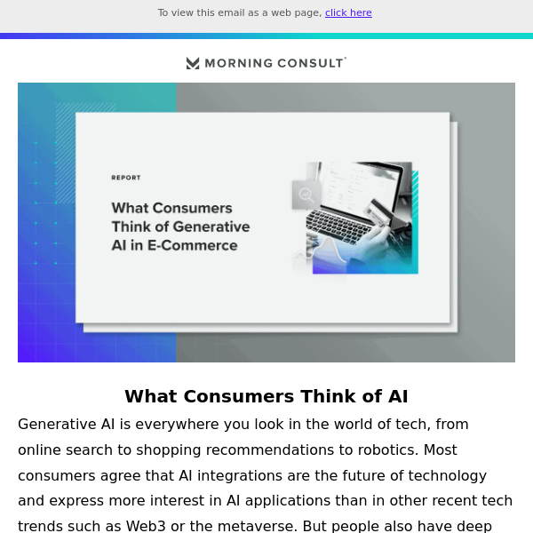 What Consumers Think of AI