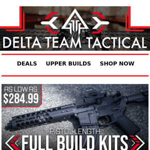 NEW Pistol Length Full Build Kits - SELLING FAST!