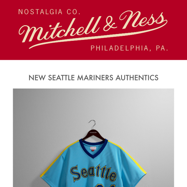 mitchell and ness mariners jersey