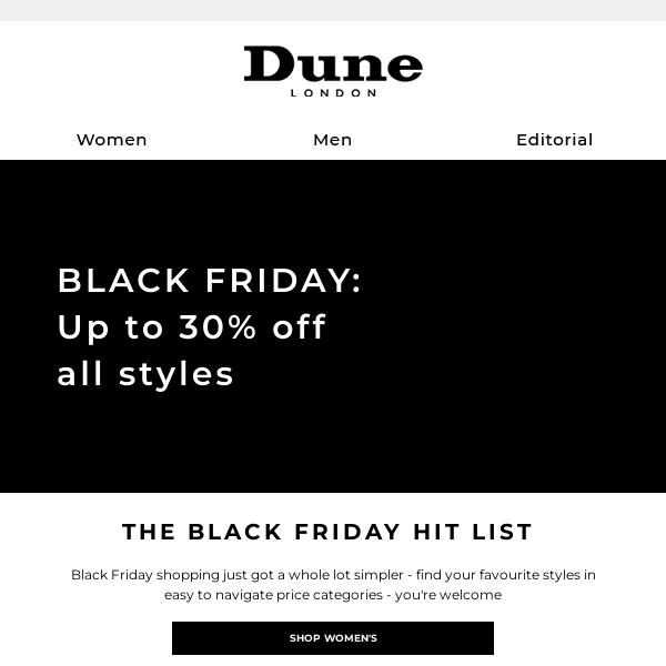 Discover the best Black Friday styles