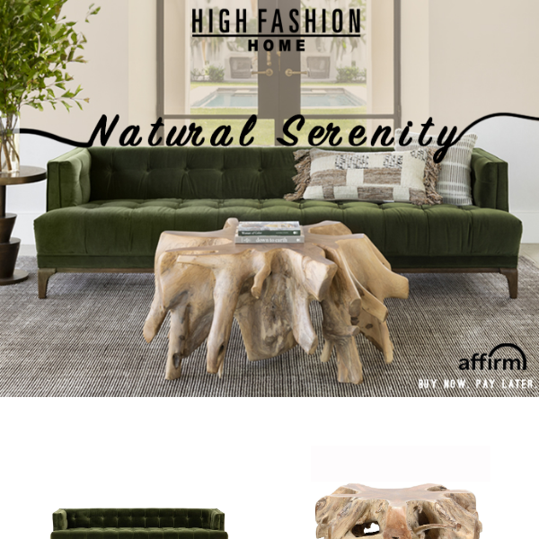 Discover the beauty of natural serenity at home 🌿