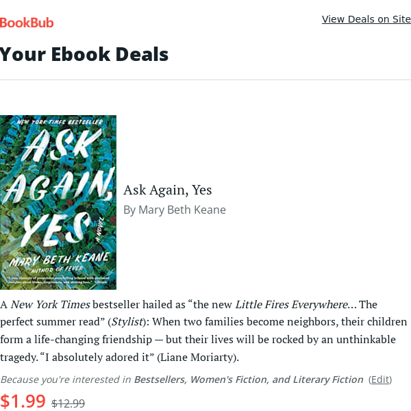 Your ebook bargains for Friday