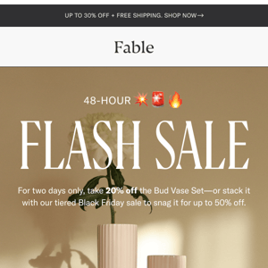 Flash Sale: Up to 50% Off ⚡