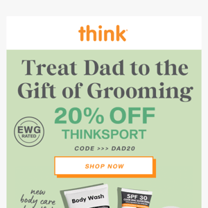 Treat dad to the gift of grooming