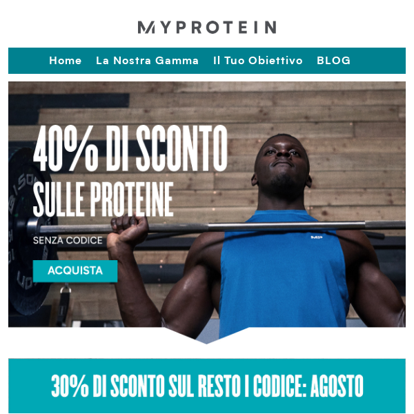 PROTEINE 👉 40% di Sconto | 3,2,1 VIA 🏃🏻