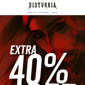 EXTRA 40% OFF SALE ENDS TONIGHT! ⌛😵