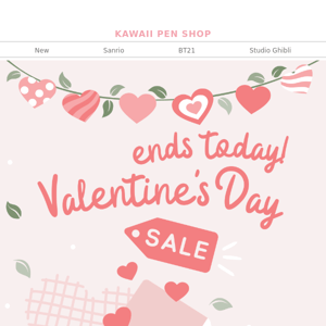 💖VALENTINE'S DAY SALE ends today!!!💖📣