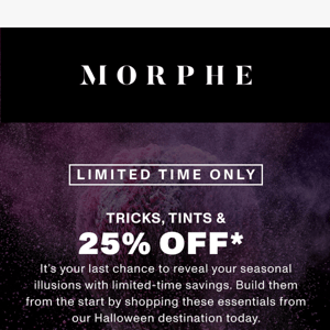 25% off is about to vanish…