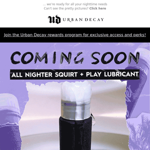 NEW PRODUCT ALERT All Nighter Squirt + Play Lubricant