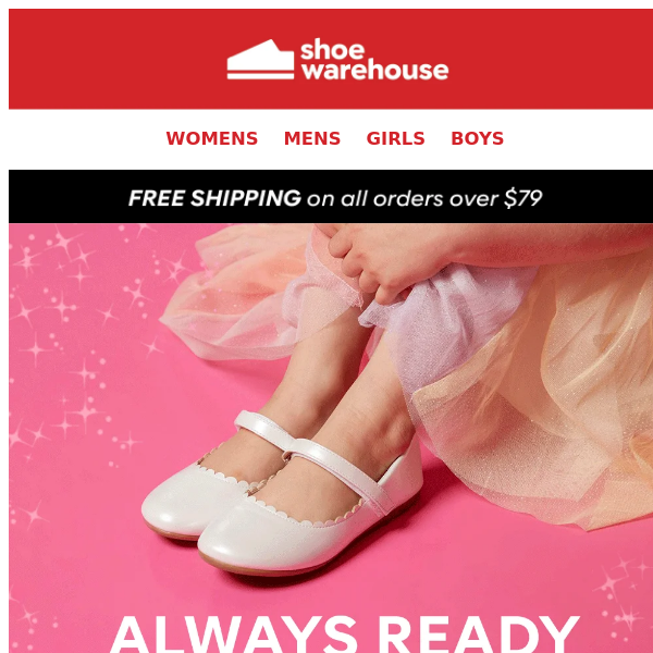 Ready To Party? Kids Party Shoes at 10% Off