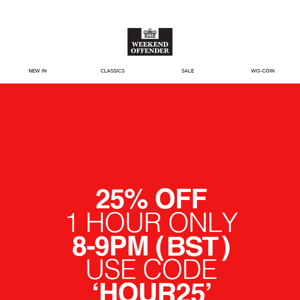 🚨 1 HOUR FLASH SALE ▸ NOW ON