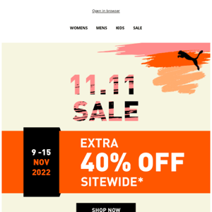 🎉11.11 Sale Is Still Here!