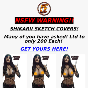 🔥NSFW🔥 SHIKARII SKETCH COVERS - By Popular Demand - Ltd to 200 EA