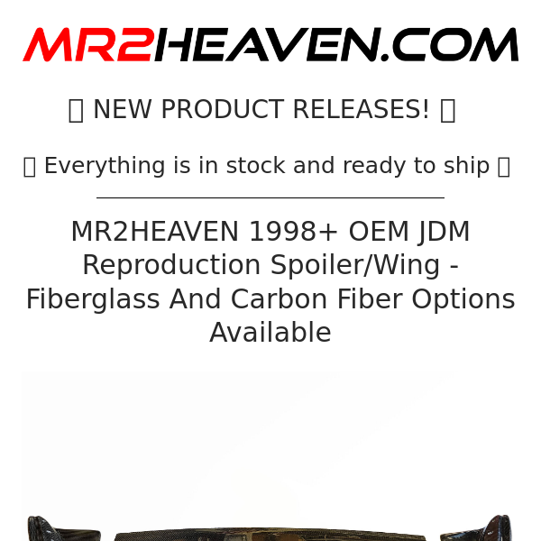 🔥 MR2Heaven's Exciting New Product Releases! Ready to Ship! 🔥