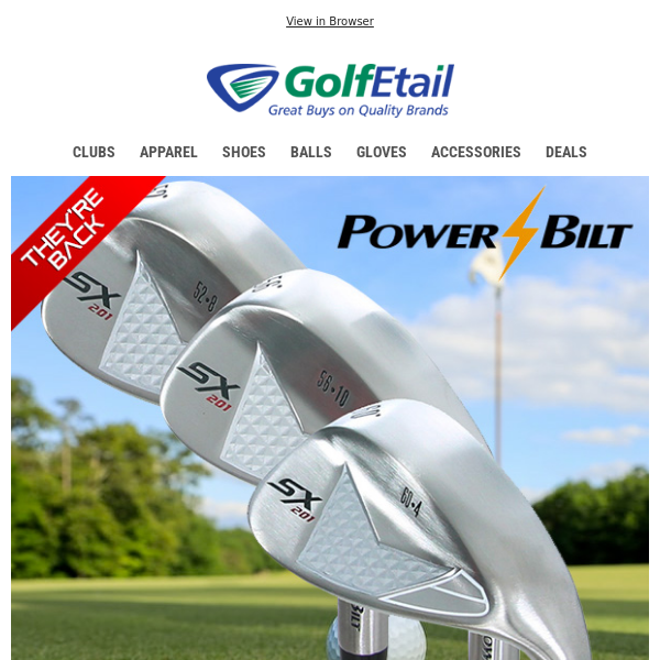 Customer Fav❤️ PowerBilt SX201 3-Piece Wedge Set $65 - for all 3 wedges‼️ Save Today