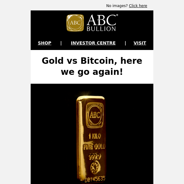 Gold vs Bitcoin, here we go again!