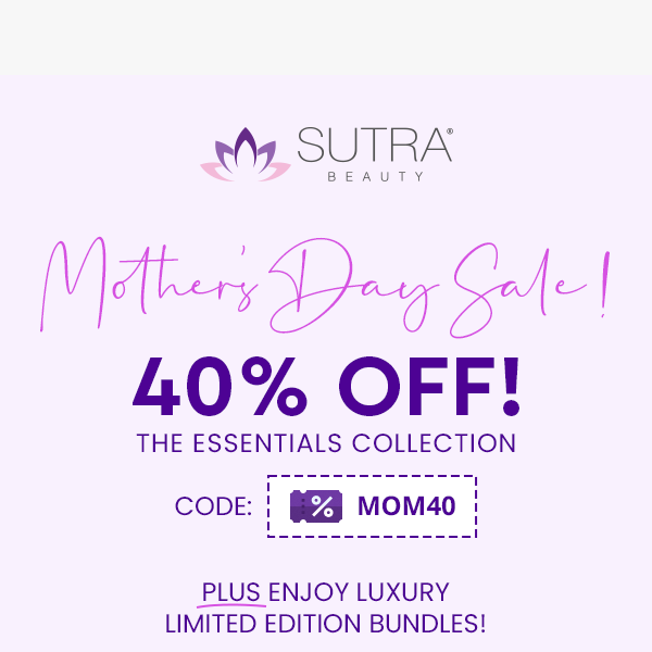 Mamma mia! Save up to 40% today!