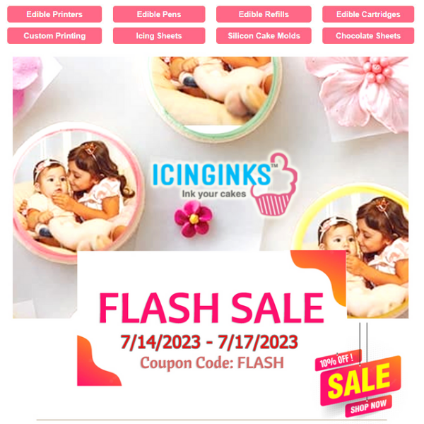 Icinginks Blank Chocolate Transfer Sheets