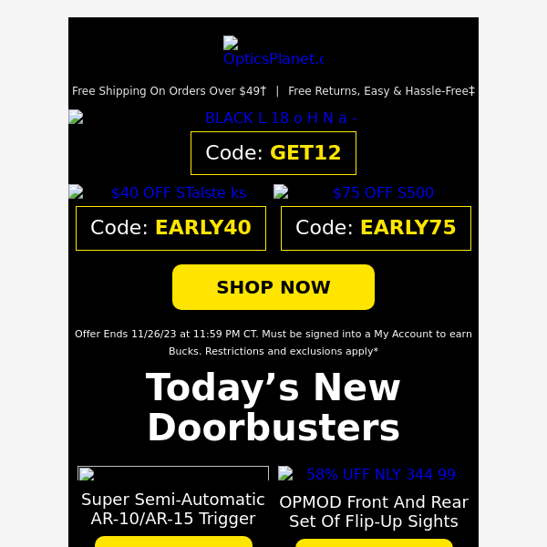 MORE Doorbusters Have Dropped