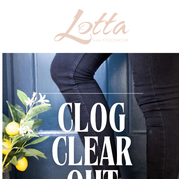BIG CLOG CLEAR OUT | 30% off selected clogs 🌼