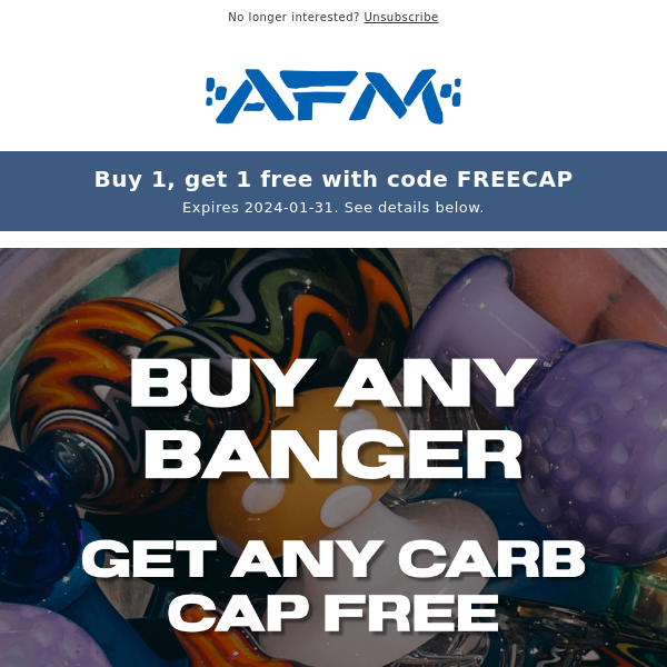 Free Cap With Each Banger