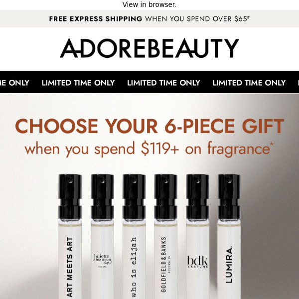 Psst! A 6-piece fragrance gift awaits