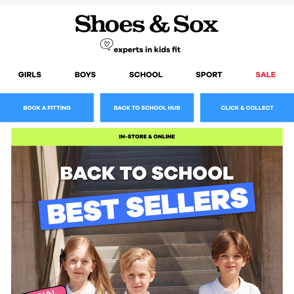 Best selling kicks for school