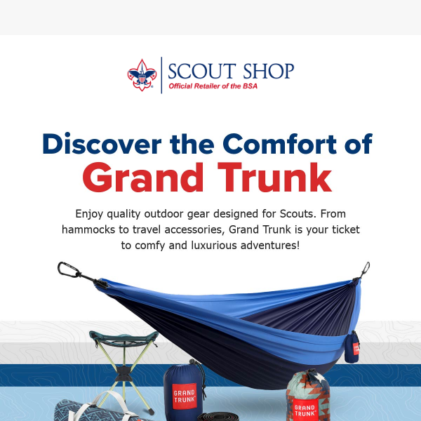 Unleash Outdoor Comfort: Your Essential Gear Awaits at Grand Trunk!