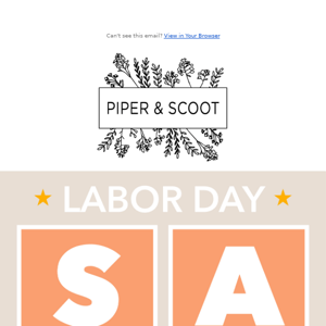 🏳️ LABOR DAY SALE 🏳️