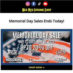 Don't Miss Out On These Memorial Day Sales!