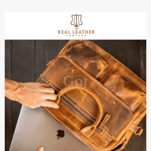 How do I look after a leather bag?