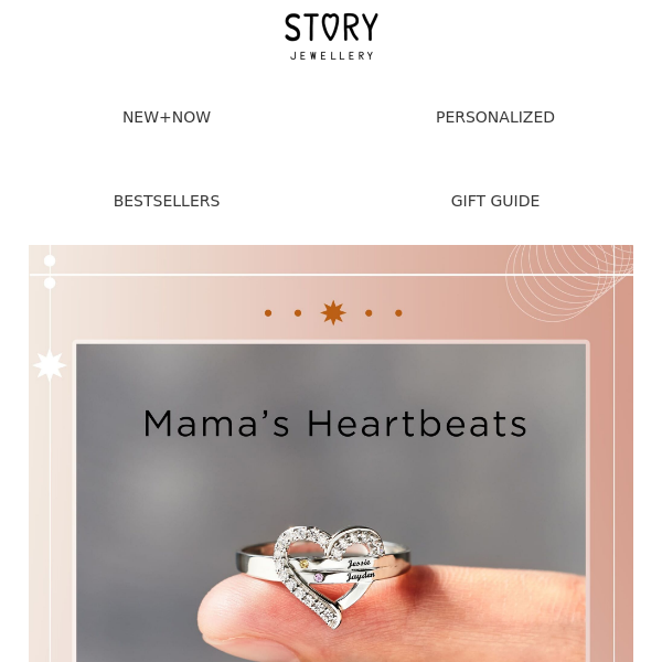 💖Mom can keep her kids close with this Heart Ring  💍