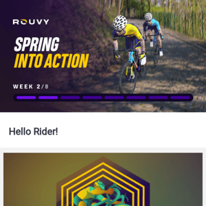 Keep up your momentum with ROUVY