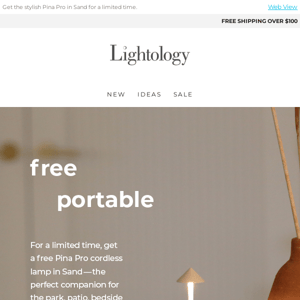 FREE portable lamp