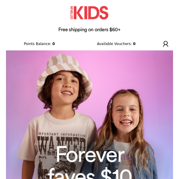 Their forever faves = all $10