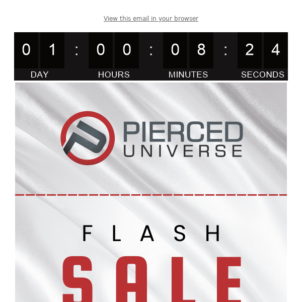 Flash Sale Starts Now!