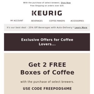 FREE coffee!