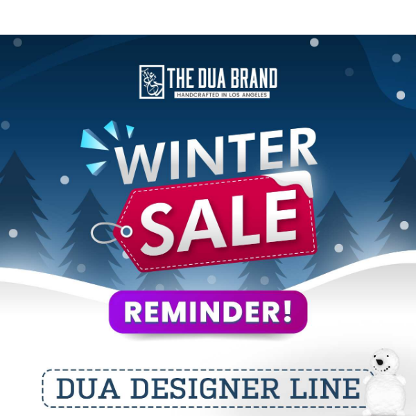 ❄️ Reminder: Wonderful Winter Sale - Up to 30% Off! 🌟