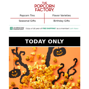 ONE DAY ONLY >> Get discounted shipping on spooky favorites.