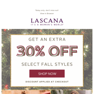 🍂Extra 30% Off Select Fall Styles🍂