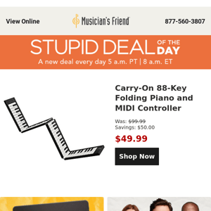 Stupid Deal of the Day now available!