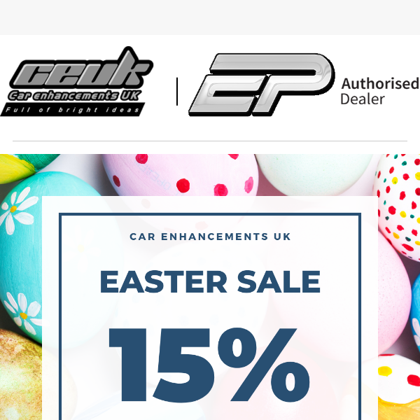 EASTER SALE NOW LIVE!