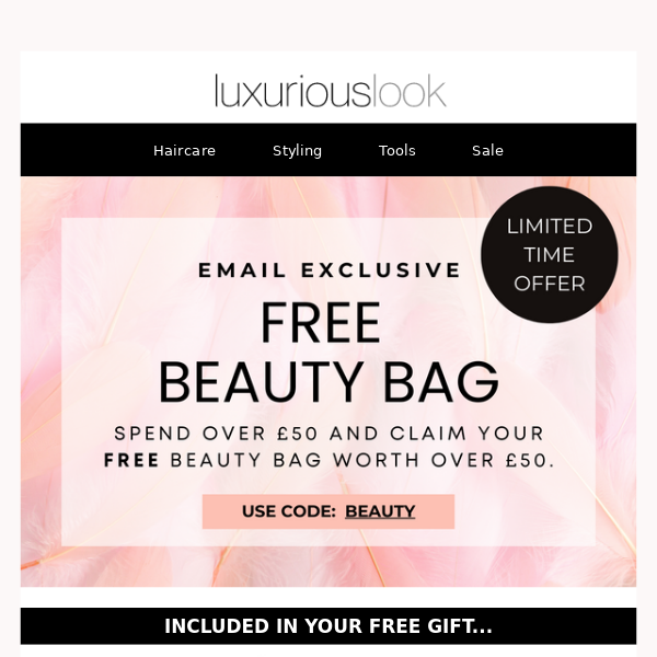 FREE Beauty Bag Is Yours