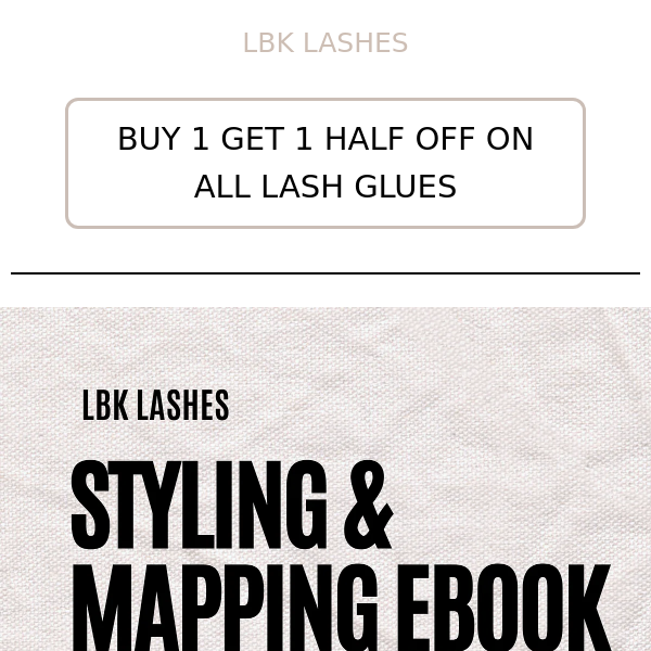 BOGO SALE | Ready to charge $200+ a lash set? New Ebook!