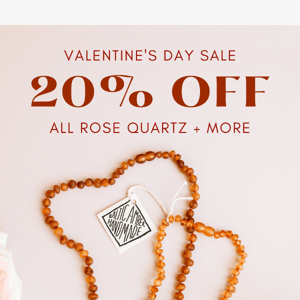 Valentine's Day SALE 💗 20% OFF