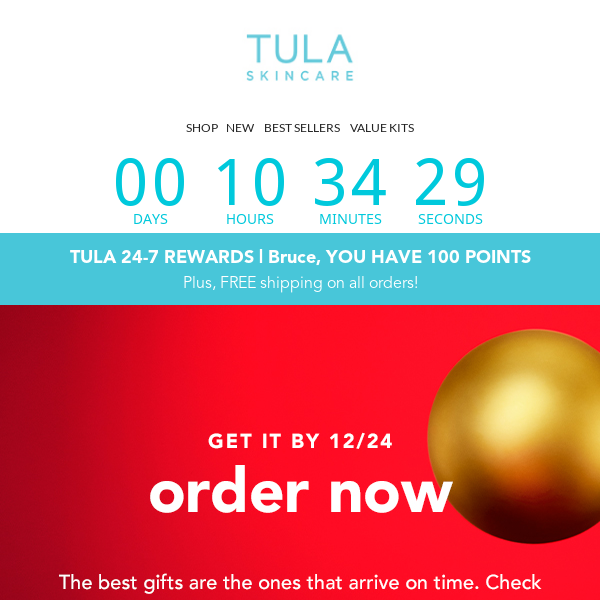 PSA: Order by tonight for 12/24 delivery