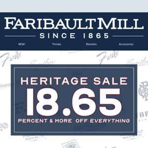 Don’t Miss Out - Annual Heritage Sale is Here!